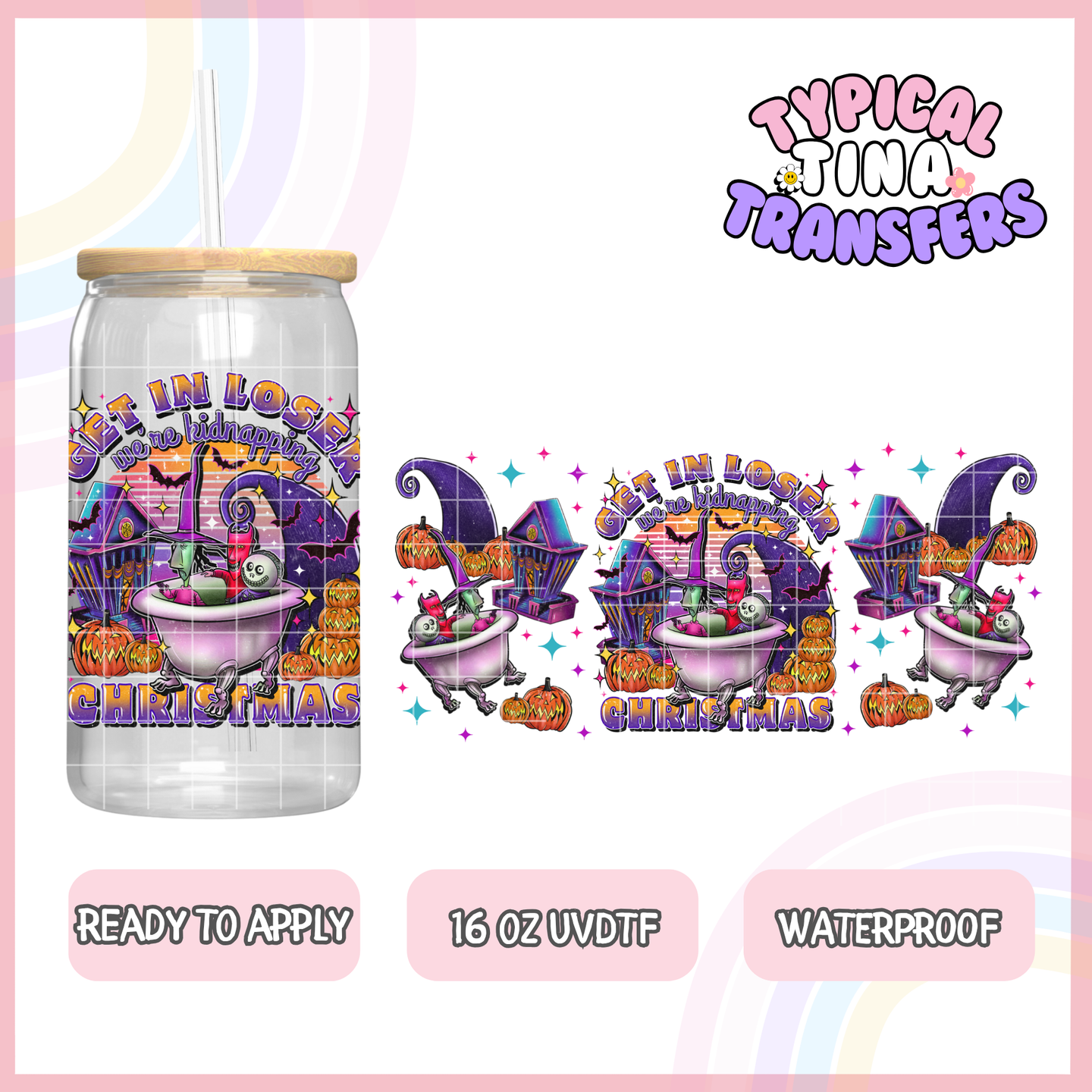 UVDTF #1406 | 16oz UVDTF Wrap | POD